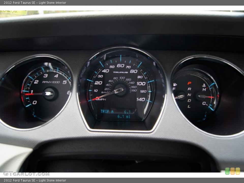 Light Stone Interior Gauges for the 2012 Ford Taurus SE #55192857