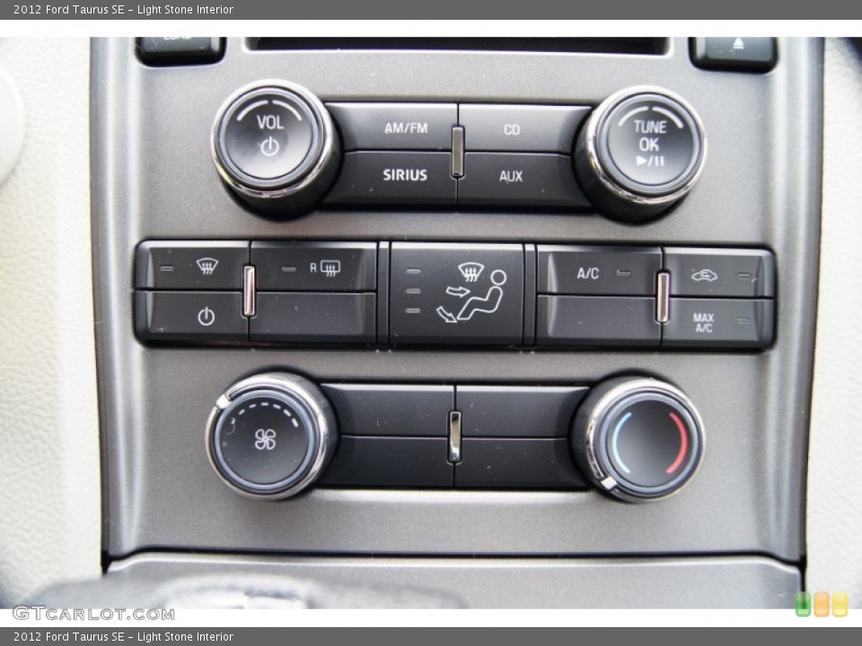 Light Stone Interior Controls for the 2012 Ford Taurus SE #55192896