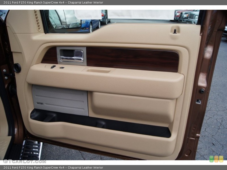 Chaparral Leather Interior Door Panel for the 2011 Ford F150 King Ranch SuperCrew 4x4 #55193424