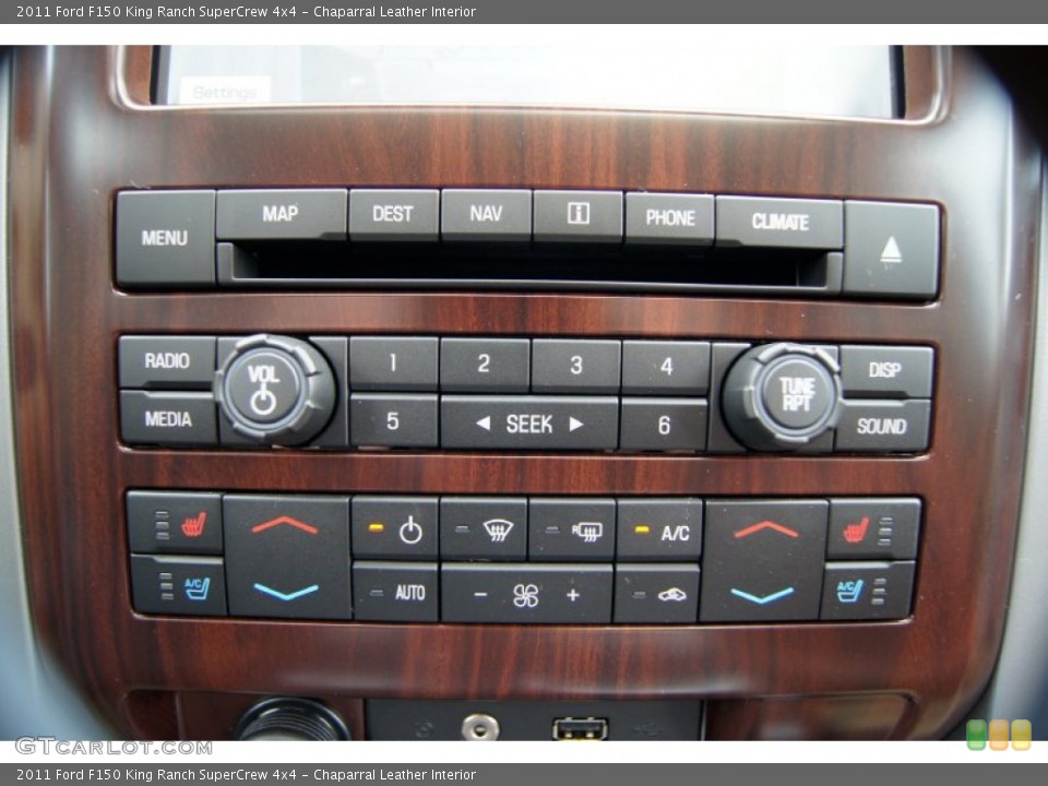 Chaparral Leather Interior Controls for the 2011 Ford F150 King Ranch SuperCrew 4x4 #55193601