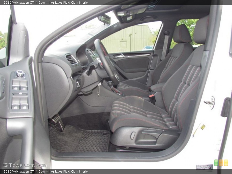 Interlagos Plaid Cloth Interior Photo for the 2010 Volkswagen GTI 4 Door #55194408