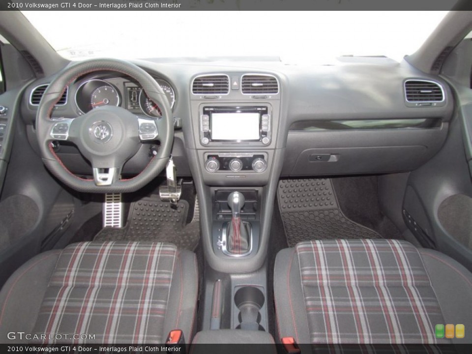 Interlagos Plaid Cloth Interior Dashboard for the 2010 Volkswagen GTI 4 Door #55194448