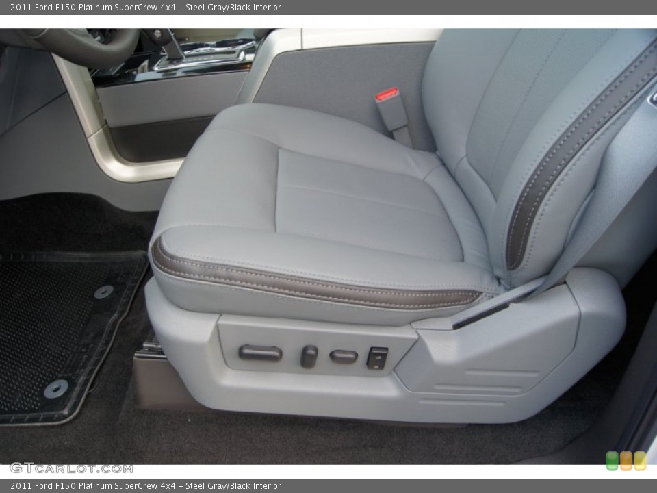 Steel Gray/Black Interior Photo for the 2011 Ford F150 Platinum SuperCrew 4x4 #55194471