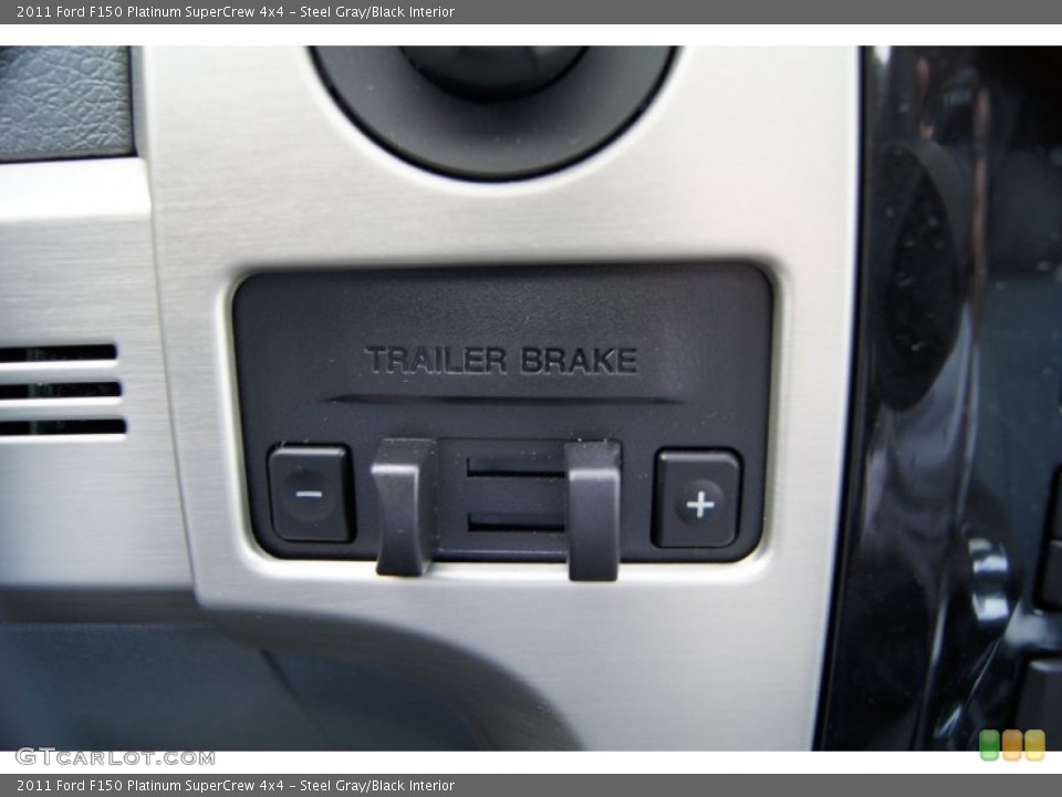 Steel Gray/Black Interior Controls for the 2011 Ford F150 Platinum SuperCrew 4x4 #55194618