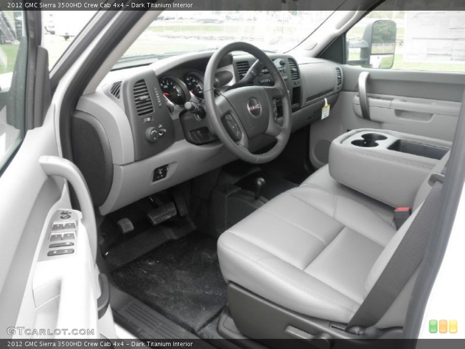 Dark Titanium Interior Photo for the 2012 GMC Sierra 3500HD Crew Cab 4x4 #55195317