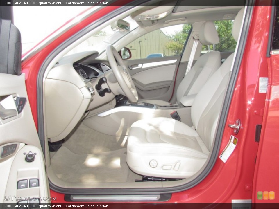 Cardamom Beige Interior Photo for the 2009 Audi A4 2.0T quattro Avant #55195574