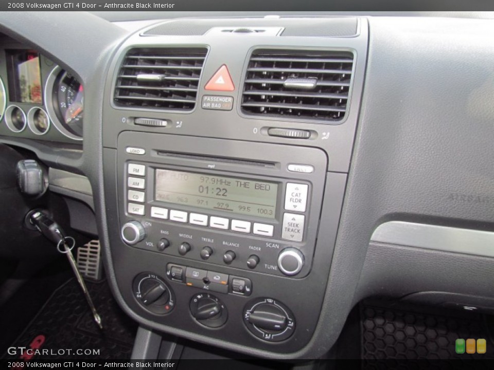 Anthracite Black Interior Controls for the 2008 Volkswagen GTI 4 Door #55195851