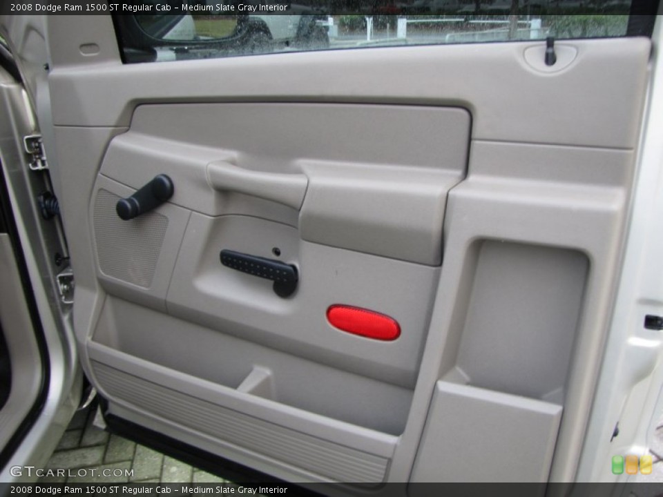 Medium Slate Gray Interior Door Panel for the 2008 Dodge Ram 1500 ST Regular Cab #55196256