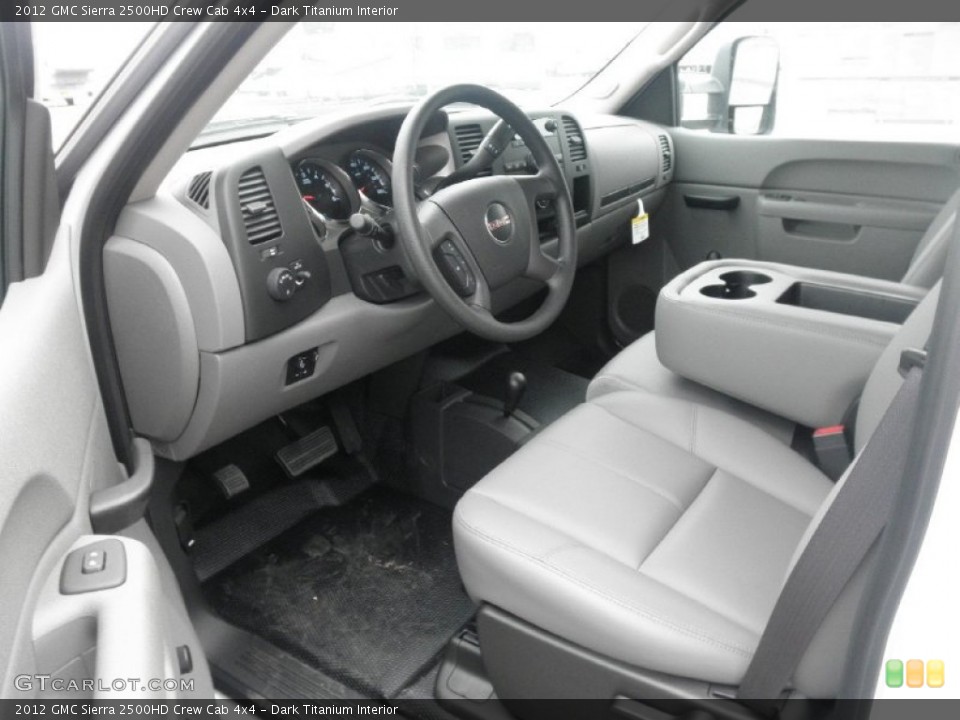 Dark Titanium Interior Photo for the 2012 GMC Sierra 2500HD Crew Cab 4x4 #55196278