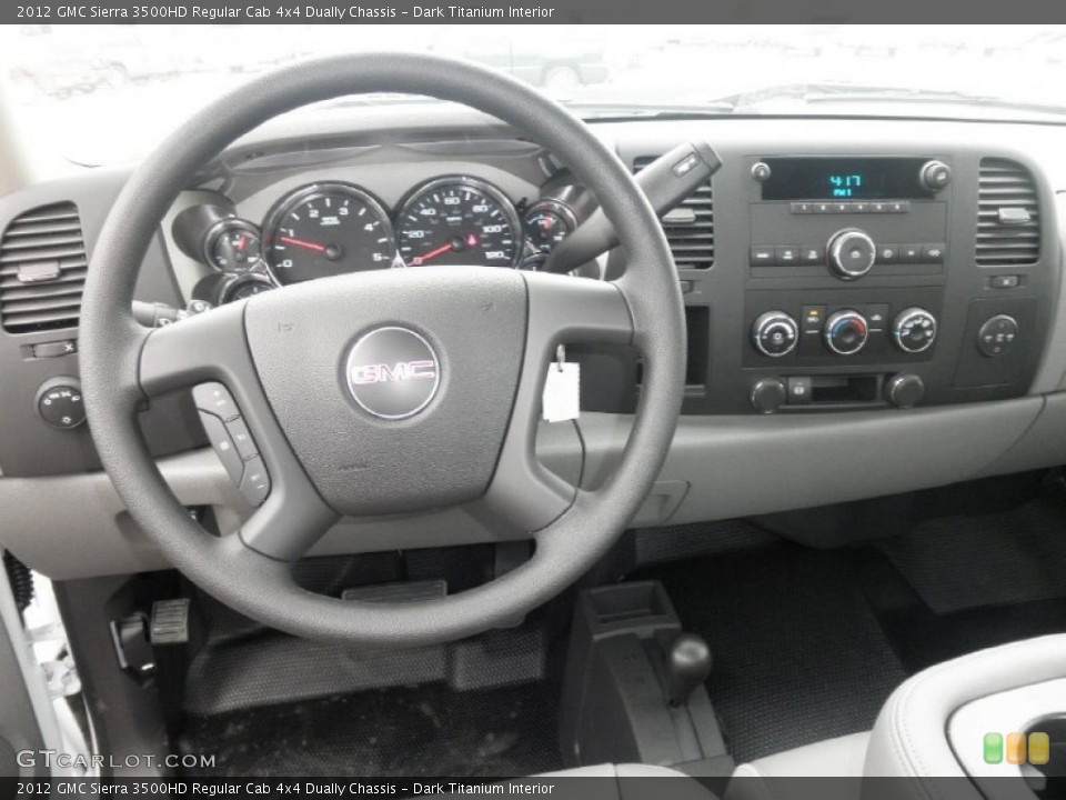 Dark Titanium Interior Dashboard for the 2012 GMC Sierra 3500HD Regular Cab 4x4 Dually Chassis #55196514