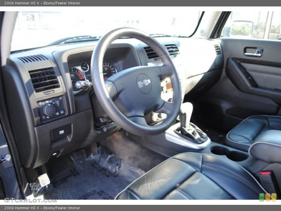 Ebony/Pewter Interior Dashboard for the 2009 Hummer H3 X #55199235