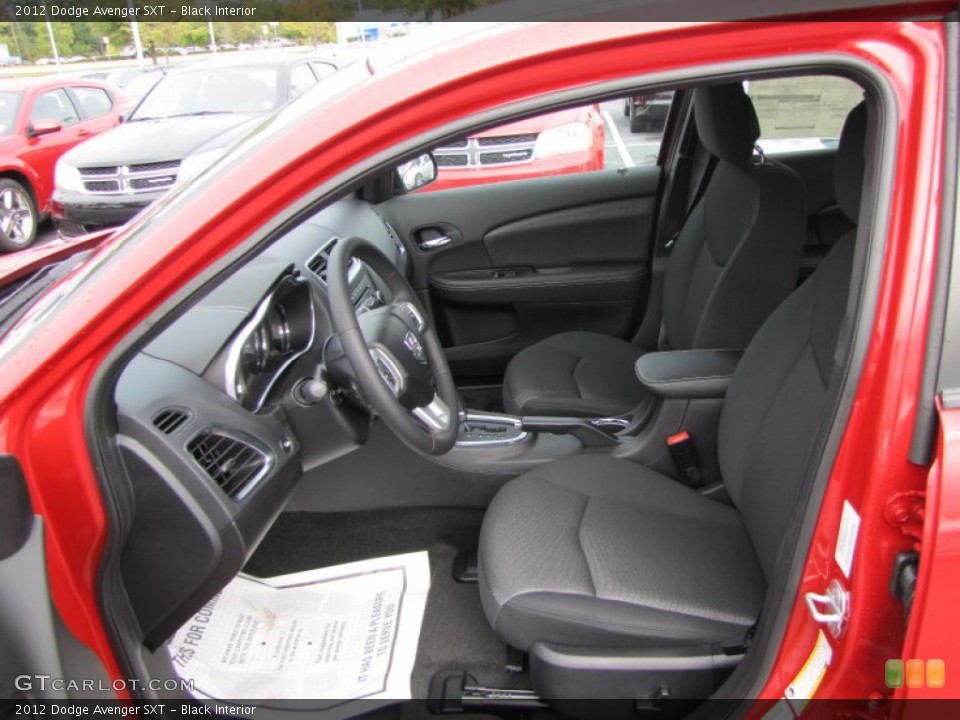 Black Interior Photo for the 2012 Dodge Avenger SXT #55199256