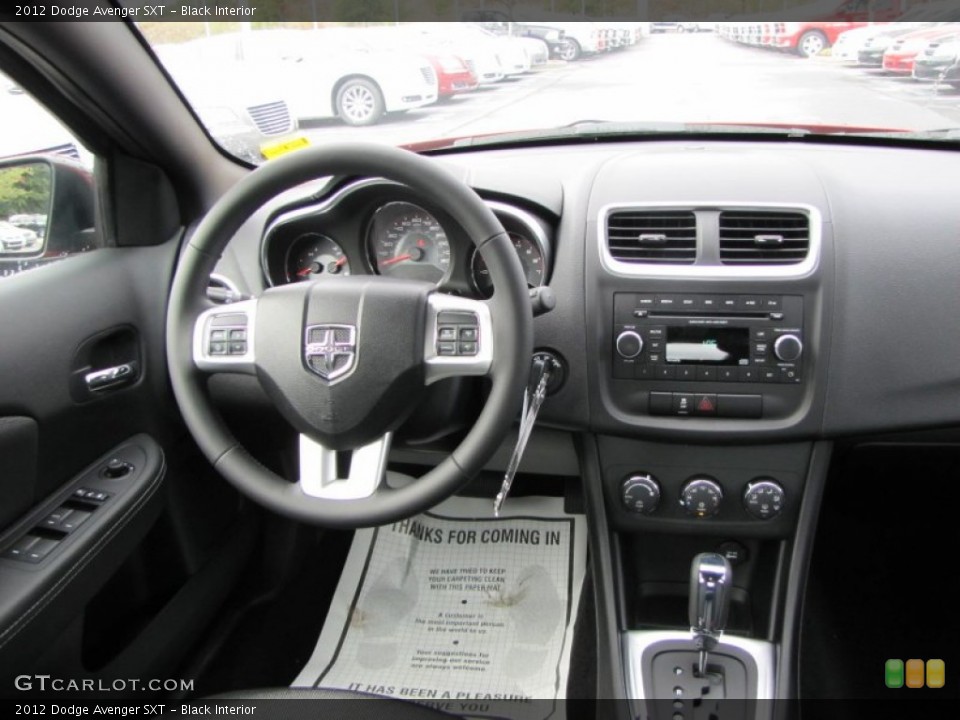 Black Interior Dashboard for the 2012 Dodge Avenger SXT #55199286