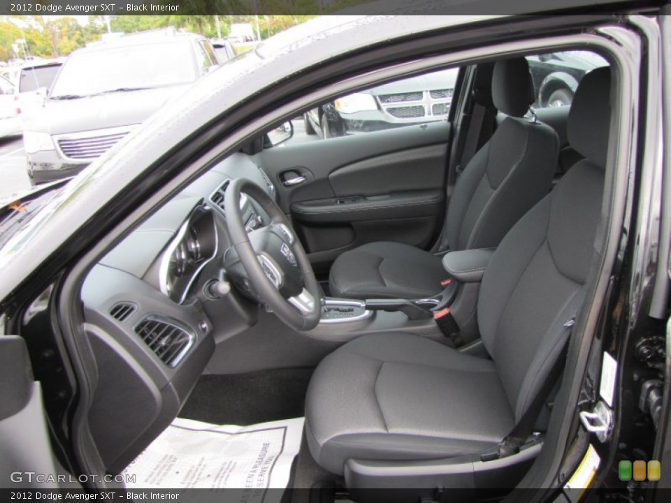 Black Interior Photo for the 2012 Dodge Avenger SXT #55199367