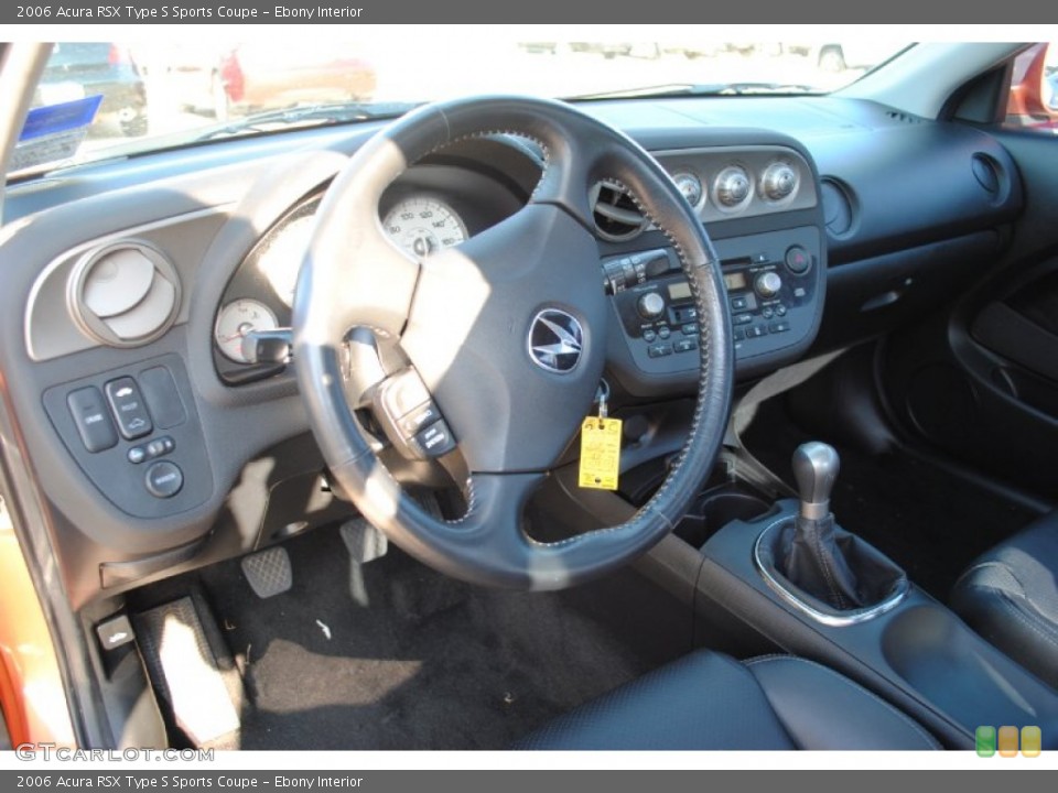 Ebony Interior Dashboard for the 2006 Acura RSX Type S Sports Coupe #55199442