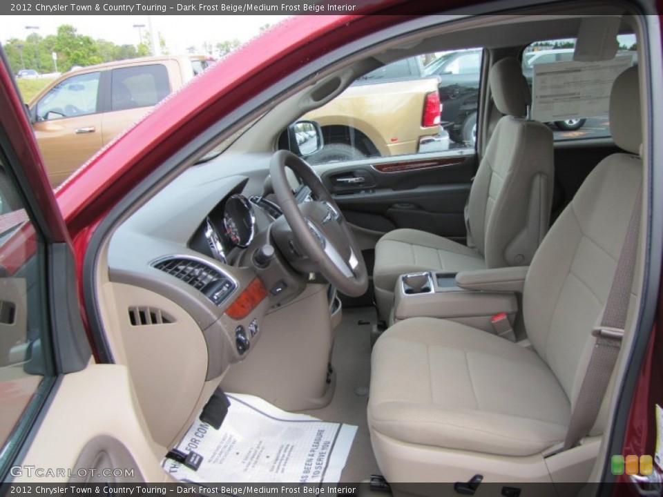 Dark Frost Beige/Medium Frost Beige Interior Photo for the 2012 Chrysler Town & Country Touring #55199574