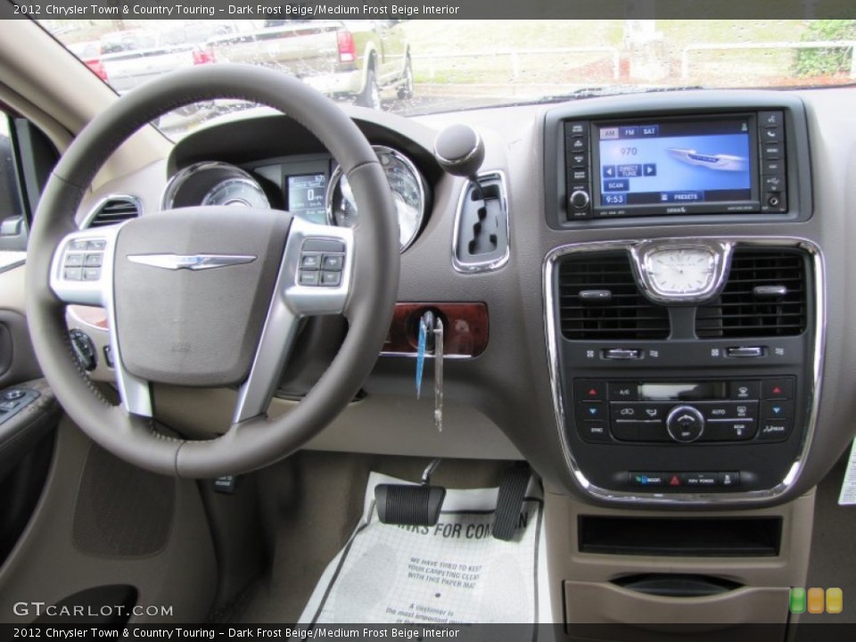 Dark Frost Beige/Medium Frost Beige Interior Dashboard for the 2012 Chrysler Town & Country Touring #55199610