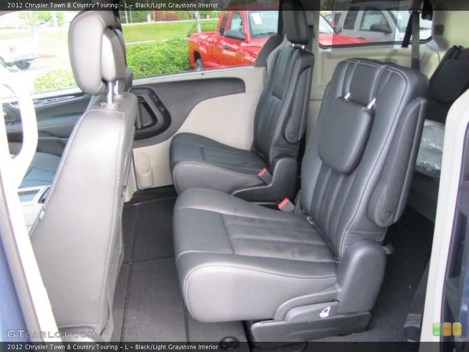 Black/Light Graystone Interior Photo for the 2012 Chrysler Town & Country Touring - L #55199910