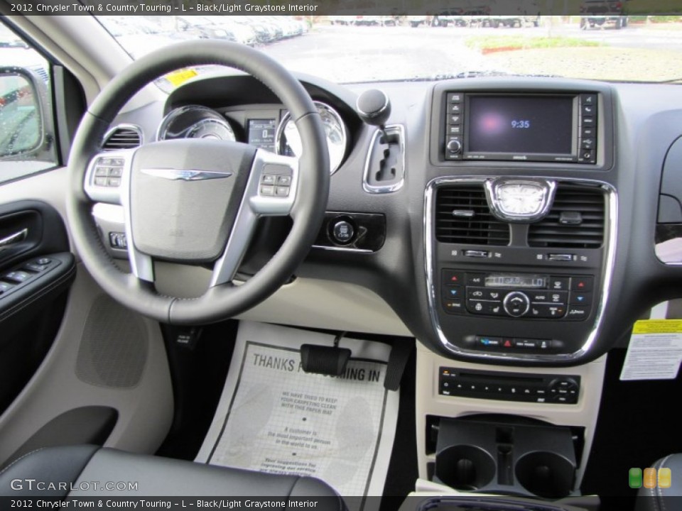 Black/Light Graystone Interior Dashboard for the 2012 Chrysler Town & Country Touring - L #55199946