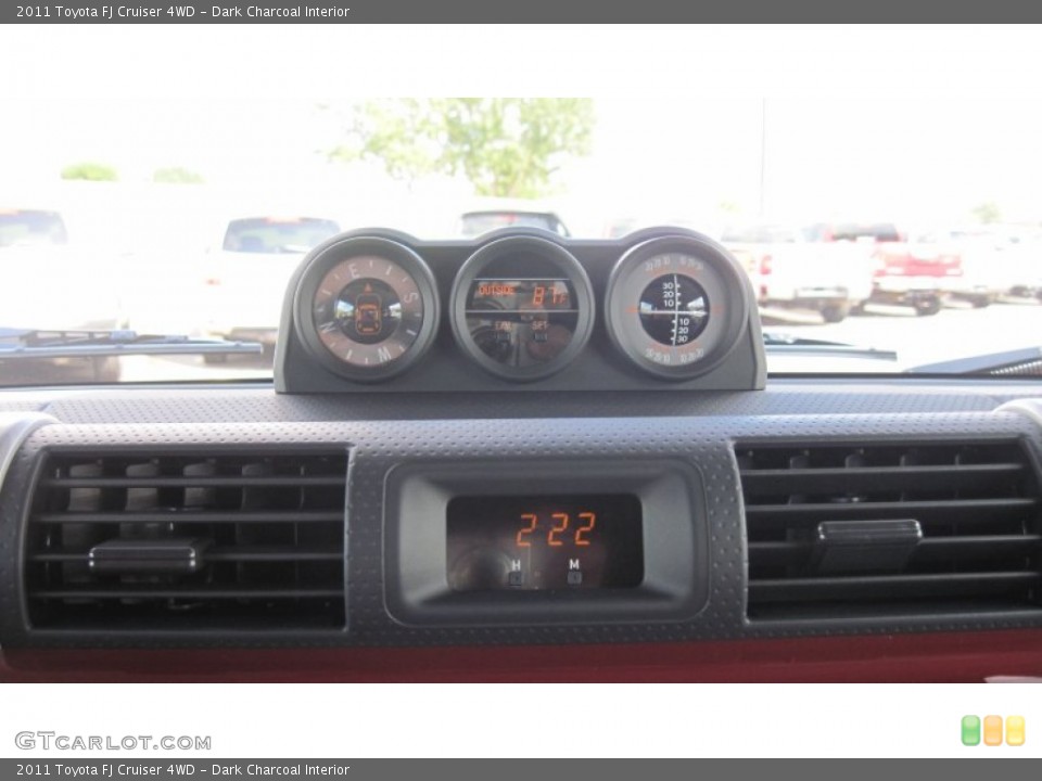 Dark Charcoal Interior Gauges for the 2011 Toyota FJ Cruiser 4WD #55200735