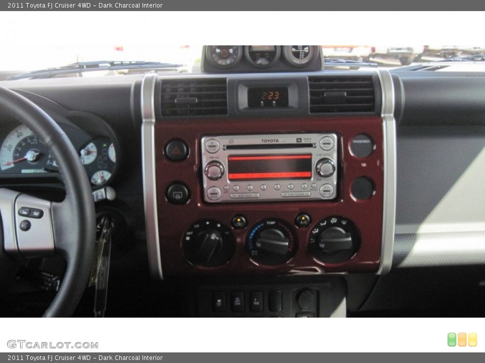 Dark Charcoal Interior Controls for the 2011 Toyota FJ Cruiser 4WD #55200762