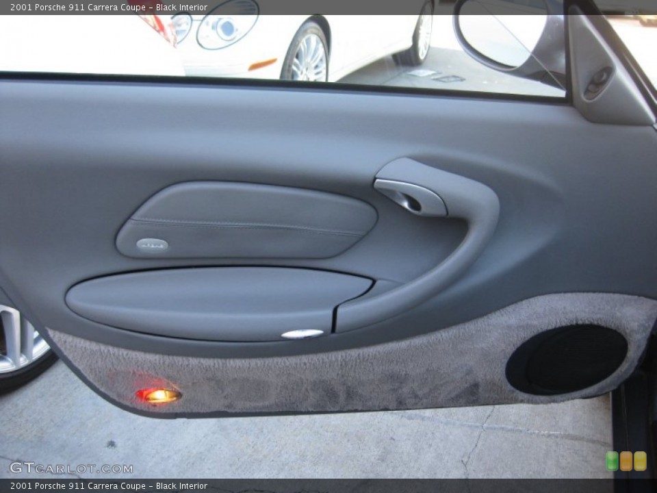 Black Interior Door Panel for the 2001 Porsche 911 Carrera Coupe #55201770