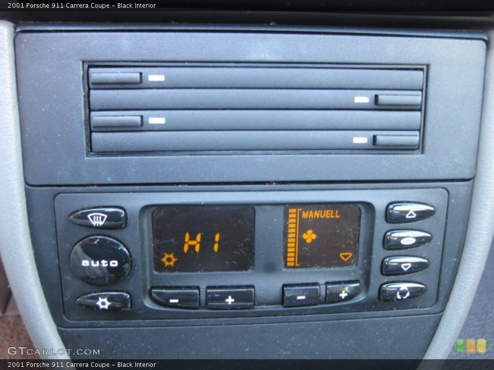 Black Interior Controls for the 2001 Porsche 911 Carrera Coupe #55201845
