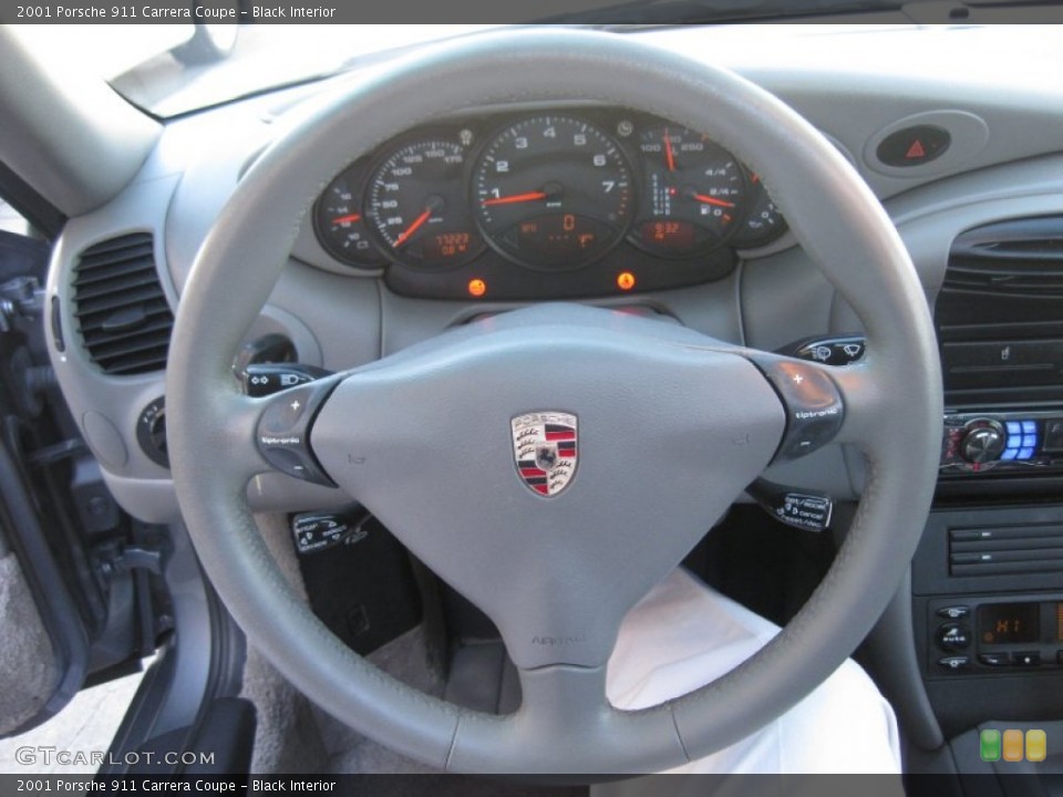 Black Interior Steering Wheel for the 2001 Porsche 911 Carrera Coupe #55201878
