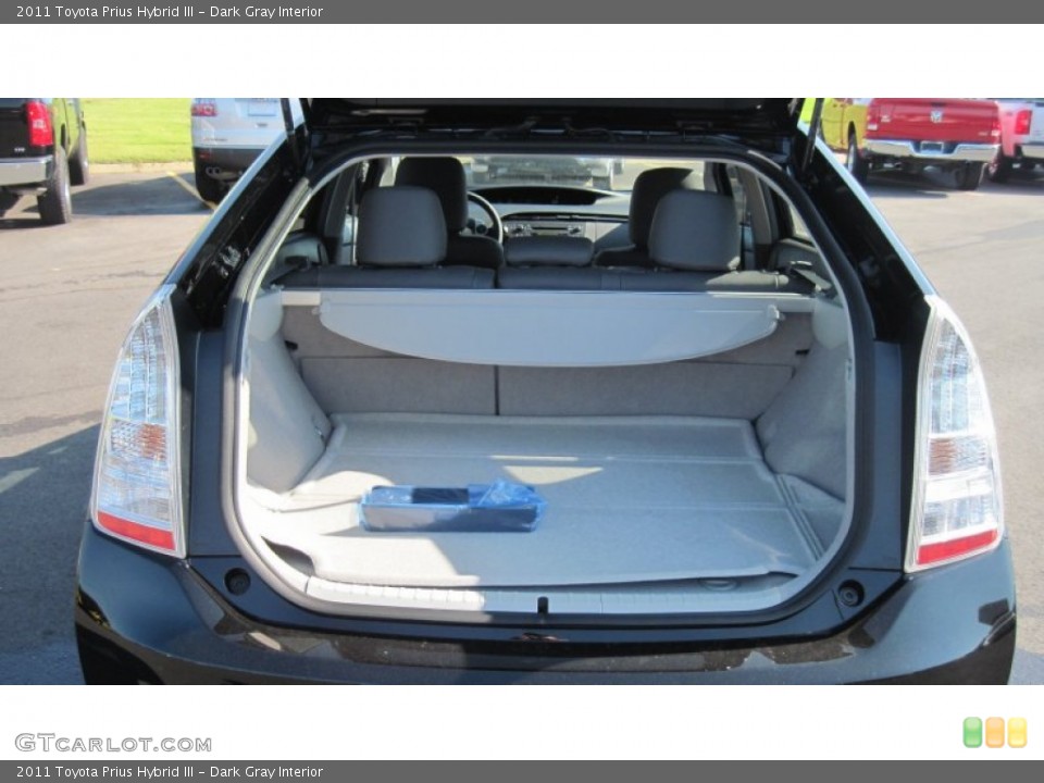 Dark Gray Interior Trunk for the 2011 Toyota Prius Hybrid III #55202706