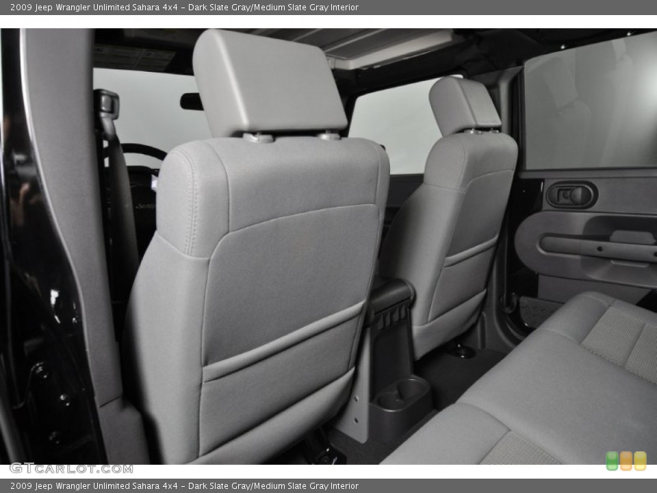 Dark Slate Gray/Medium Slate Gray Interior Photo for the 2009 Jeep Wrangler Unlimited Sahara 4x4 #55204050