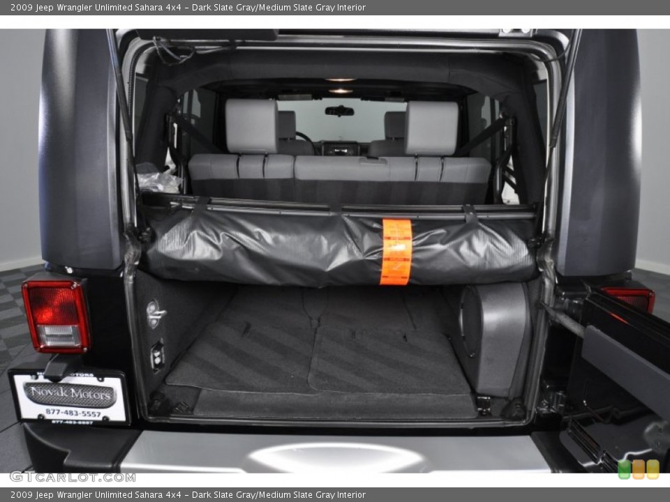 Dark Slate Gray/Medium Slate Gray Interior Trunk for the 2009 Jeep Wrangler Unlimited Sahara 4x4 #55204067