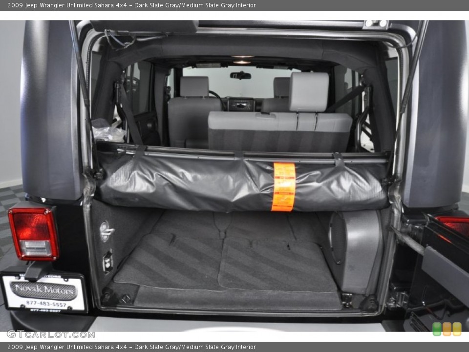 Dark Slate Gray/Medium Slate Gray Interior Trunk for the 2009 Jeep Wrangler Unlimited Sahara 4x4 #55204077
