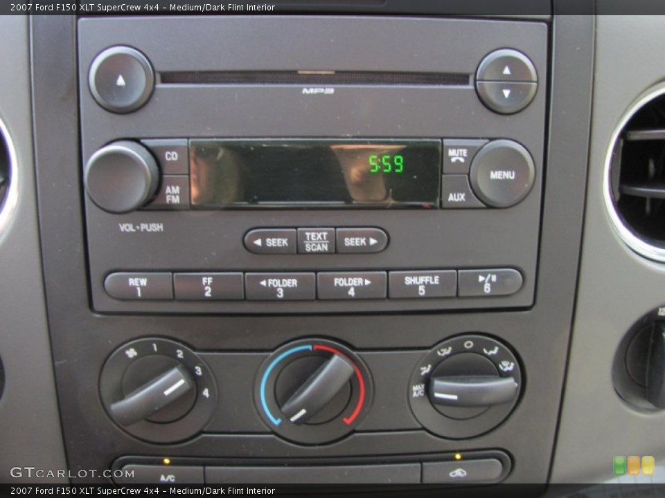 Medium/Dark Flint Interior Controls for the 2007 Ford F150 XLT SuperCrew 4x4 #55207650