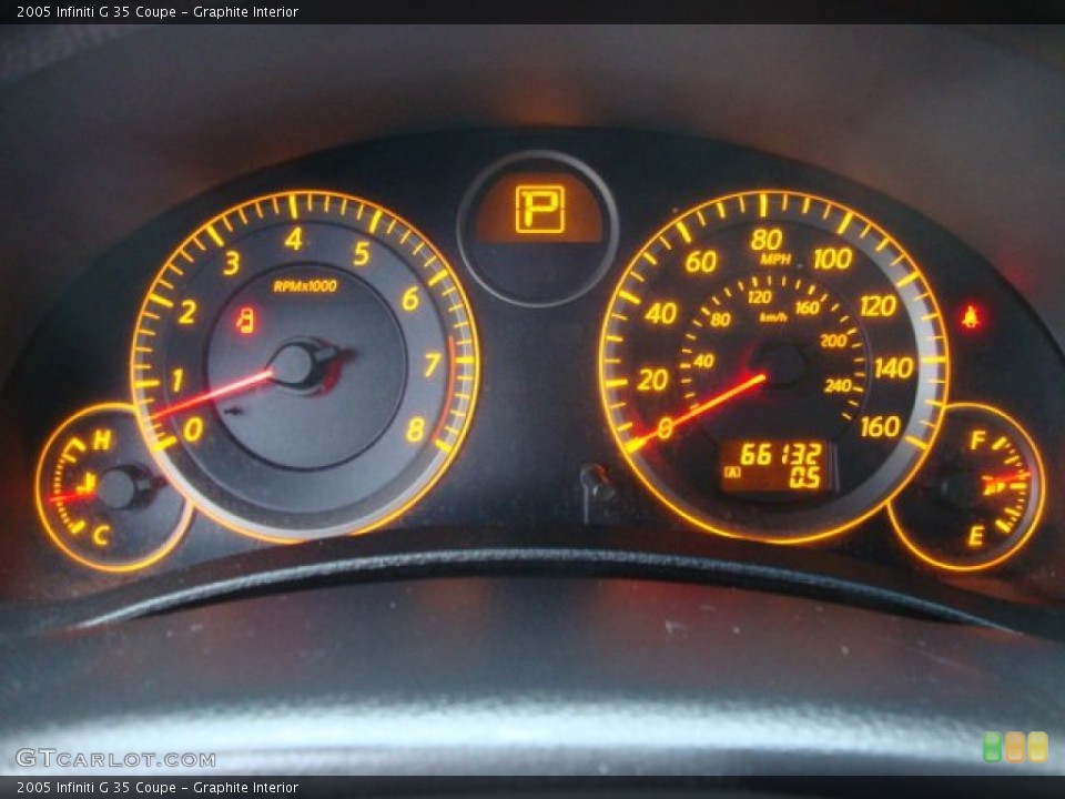 Graphite Interior Gauges for the 2005 Infiniti G 35 Coupe #55208379
