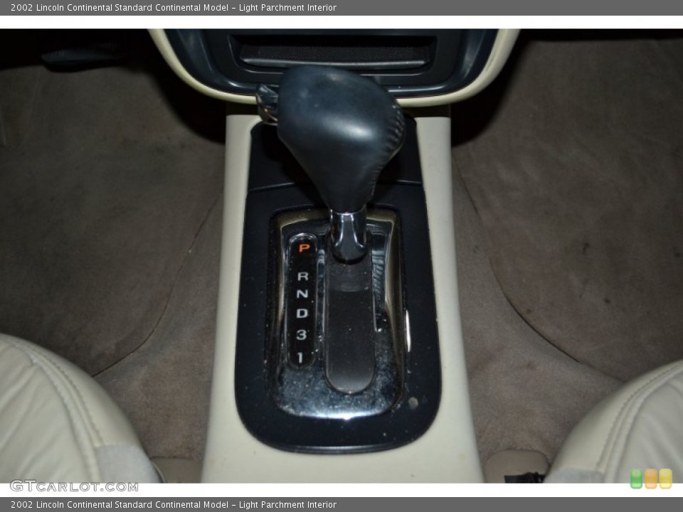 Light Parchment Interior Transmission for the 2002 Lincoln Continental  #55209155