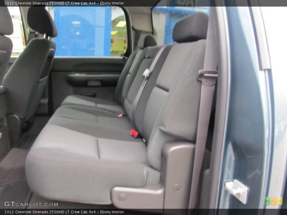 Ebony Interior Photo for the 2012 Chevrolet Silverado 2500HD LT Crew Cab 4x4 #55209529