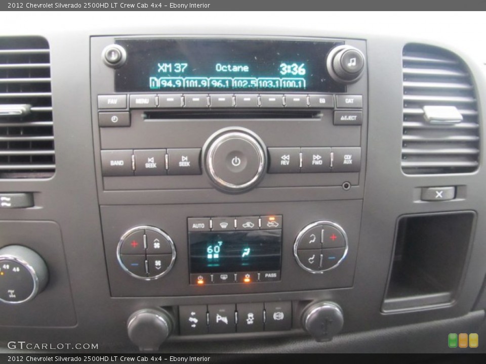 Ebony Interior Controls for the 2012 Chevrolet Silverado 2500HD LT Crew Cab 4x4 #55209547