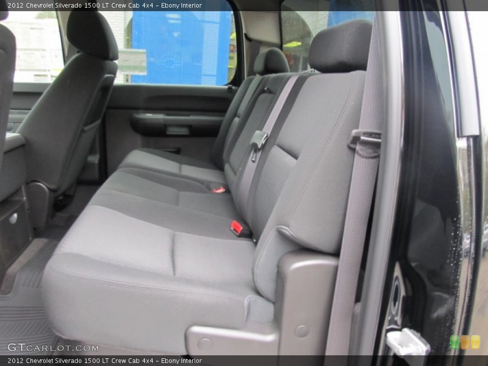Ebony Interior Photo for the 2012 Chevrolet Silverado 1500 LT Crew Cab 4x4 #55209790
