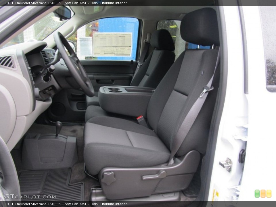 Dark Titanium Interior Photo for the 2011 Chevrolet Silverado 1500 LS Crew Cab 4x4 #55210180