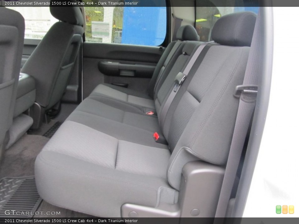 Dark Titanium Interior Photo for the 2011 Chevrolet Silverado 1500 LS Crew Cab 4x4 #55210185