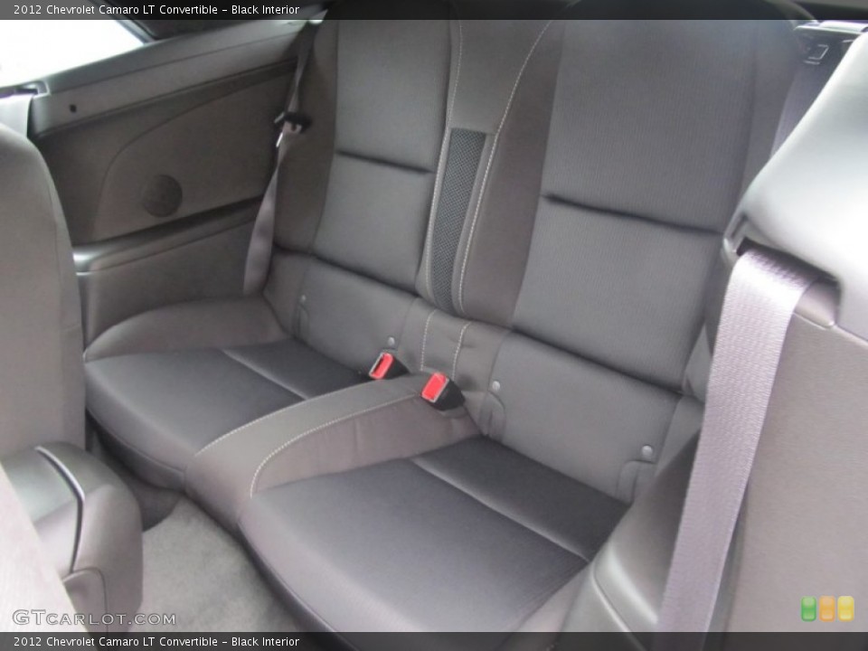 Black Interior Photo for the 2012 Chevrolet Camaro LT Convertible #55211125