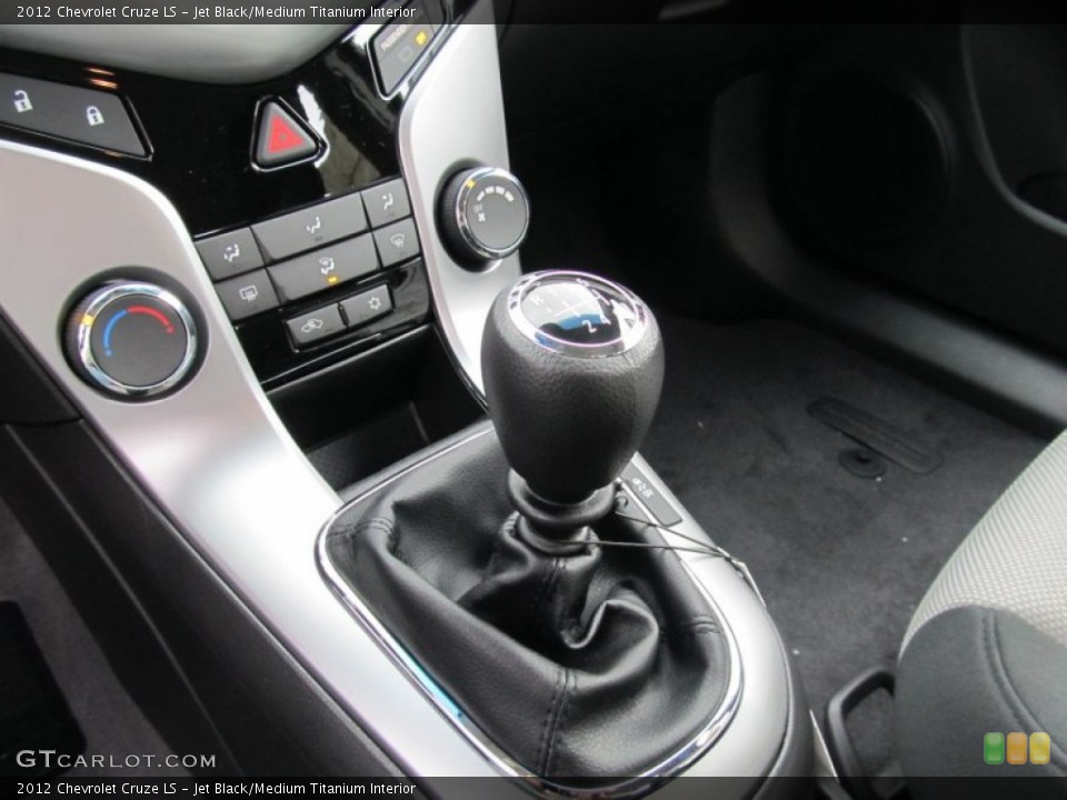Jet Black/Medium Titanium Interior Transmission for the 2012 Chevrolet Cruze LS #55211419