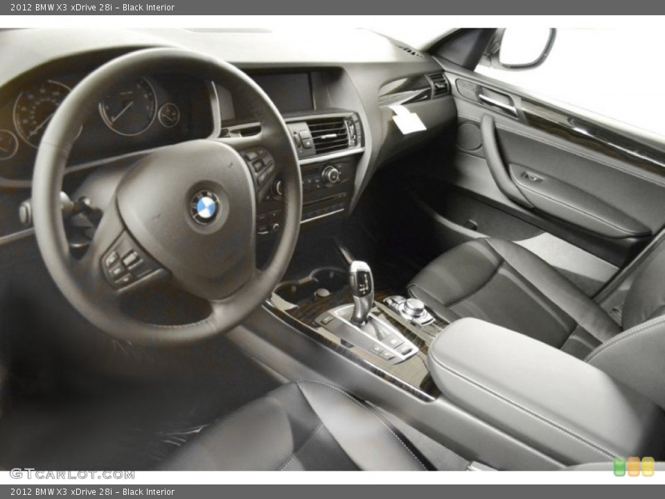 Black Interior Dashboard for the 2012 BMW X3 xDrive 28i #55211812