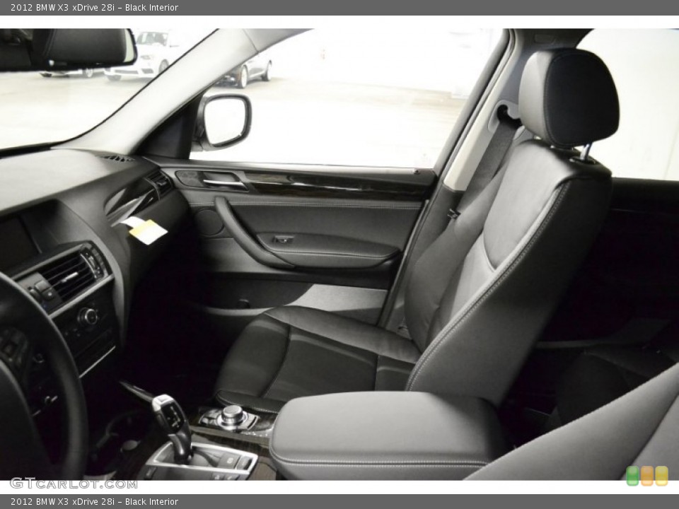 Black Interior Photo for the 2012 BMW X3 xDrive 28i #55211821