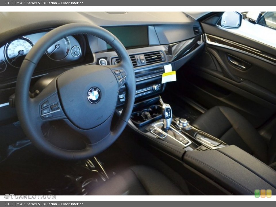 Black Interior Dashboard for the 2012 BMW 5 Series 528i Sedan #55211965
