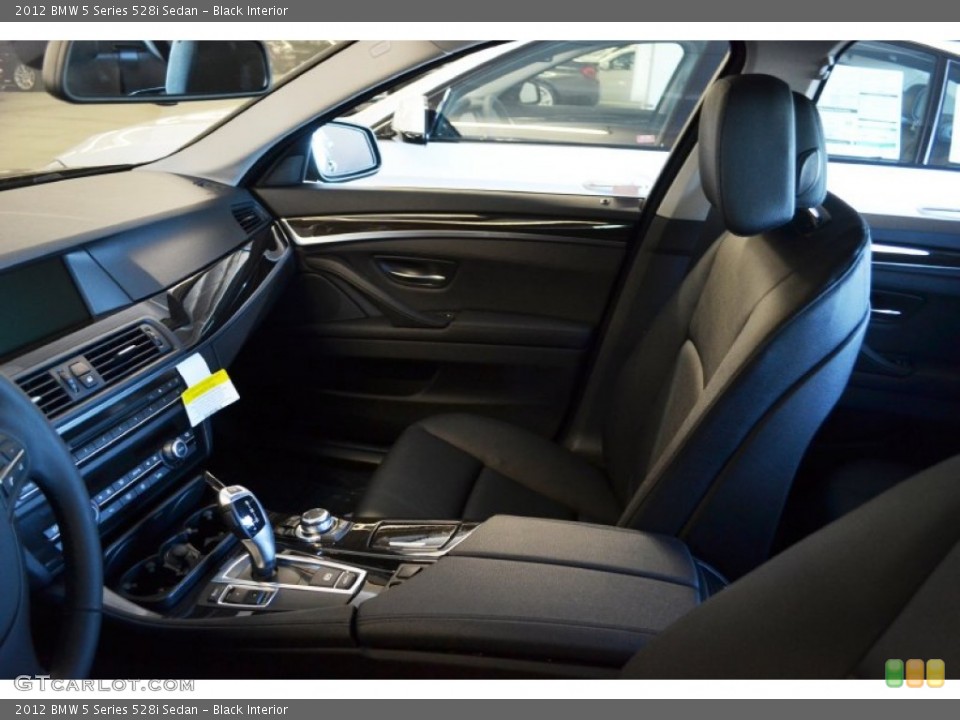 Black Interior Photo for the 2012 BMW 5 Series 528i Sedan #55211974