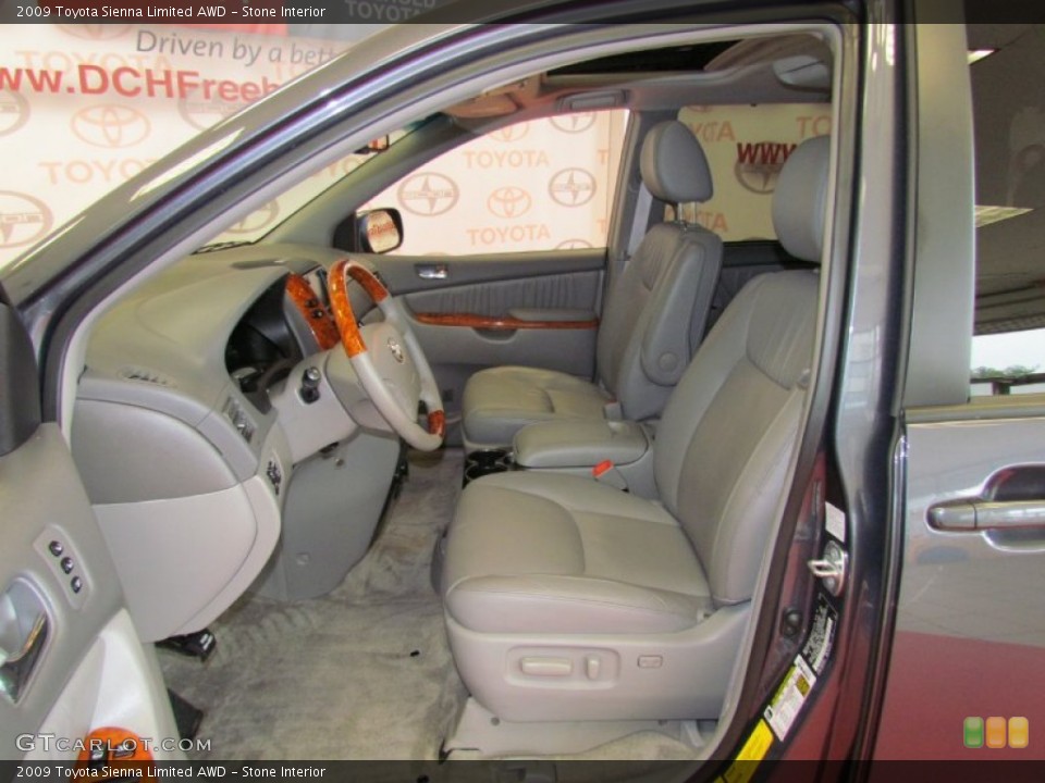 Stone Interior Photo for the 2009 Toyota Sienna Limited AWD #55213903