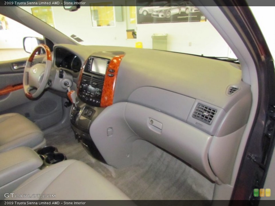 Stone Interior Dashboard for the 2009 Toyota Sienna Limited AWD #55214002
