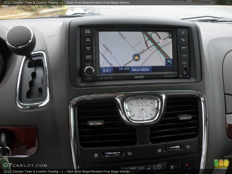 Dark Frost Beige/Medium Frost Beige Interior Navigation for the 2012 Chrysler Town & Country Touring - L #55215614