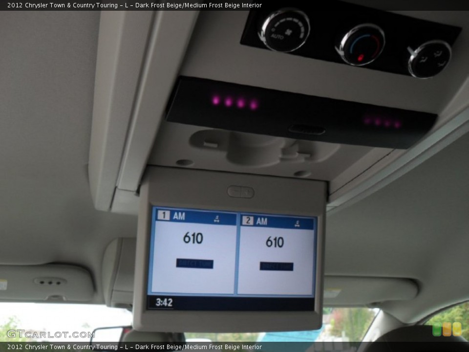 Dark Frost Beige/Medium Frost Beige Interior Controls for the 2012 Chrysler Town & Country Touring - L #55215657